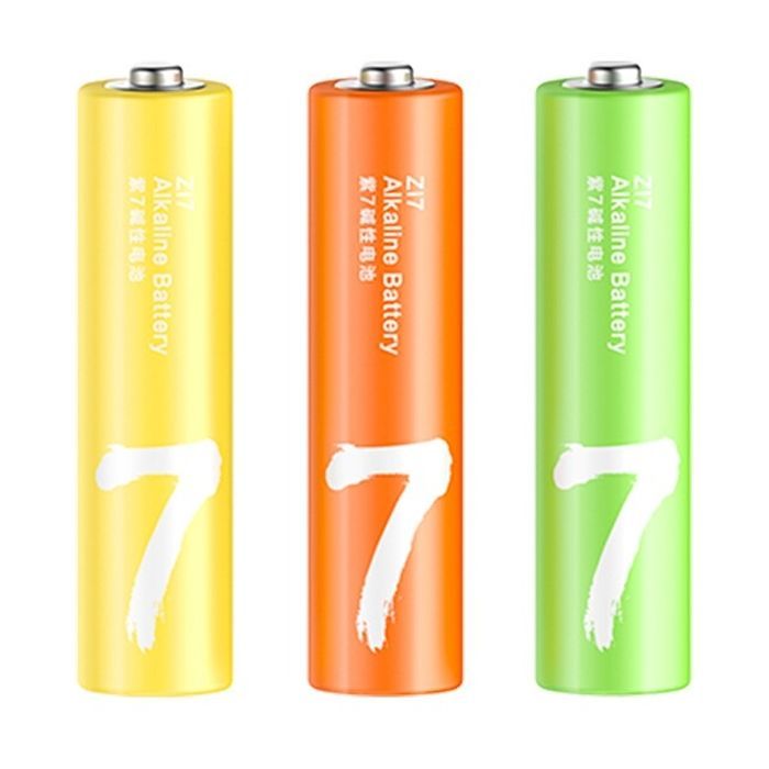 Батарейка ZMI AA ZI5 * 12 + AAA ZI7 * 12 Rainbow batteries set (Ф16358) зображення 4