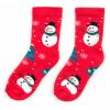 Шкарпетки дитячі BNM зі сніговиком (M1C0101-2024-1-red) зображення 2