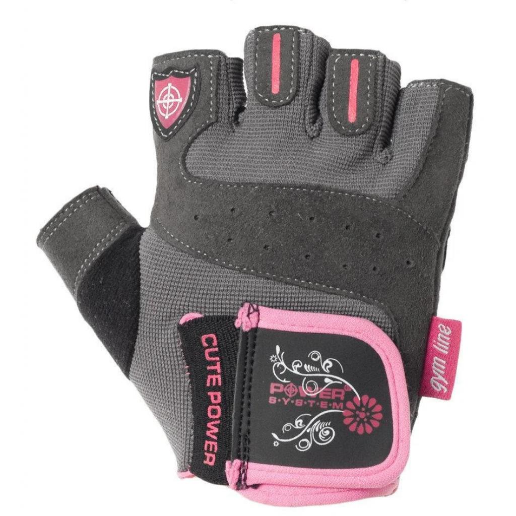 Перчатки для фитнеса Power System Cute Power Woman PS-2560 S Pink (PS-2560_S_Pink)