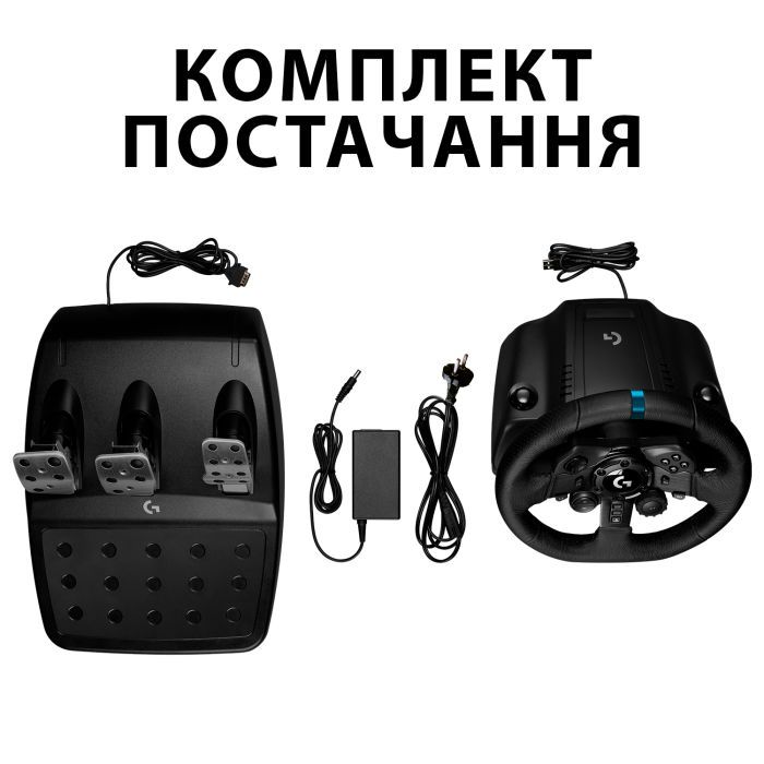 Кермо Logitech G923 Racing Wheel and Pedals for PS4 and PC (941-000149) зображення 10
