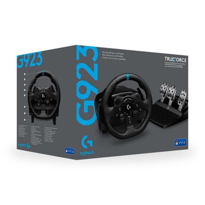 Кермо Logitech G923 Racing Wheel and Pedals for PS4 and PC (941-000149) зображення 12