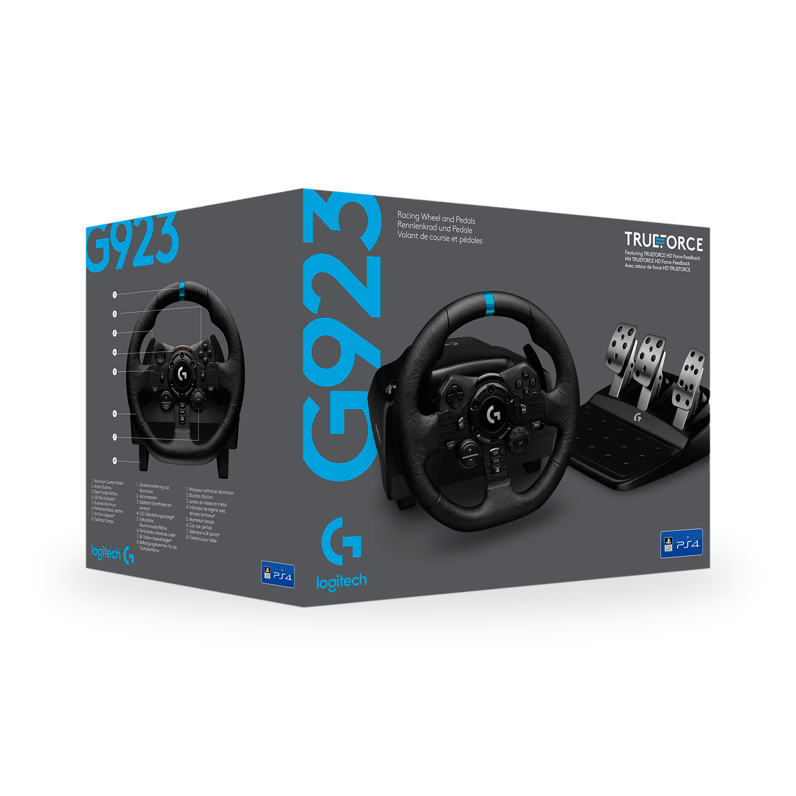 Руль Logitech G923 Racing Wheel and Pedals for PS4 and PC (941-000149) изображение 12