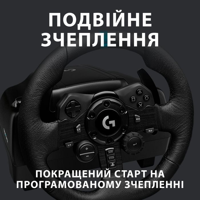 Кермо Logitech G923 Racing Wheel and Pedals for PS4 and PC (941-000149) зображення 4