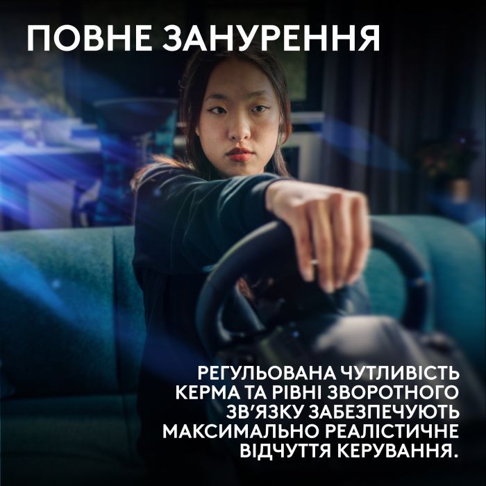 Руль Logitech G923 Racing Wheel and Pedals for PS4 and PC (941-000149) изображение 9