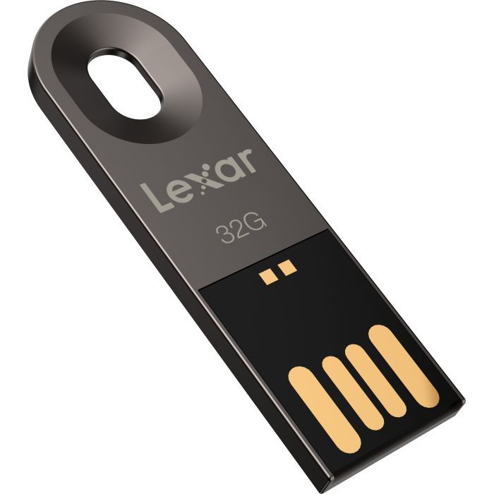 USB флеш накопитель Lexar 32GB JumpDrive M25 Titanium Gray USB 2.0 (LJDM025032G-BNQNG) изображение 2