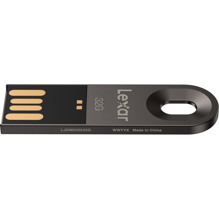 USB флеш накопитель Lexar 32GB JumpDrive M25 Titanium Gray USB 2.0 (LJDM025032G-BNQNG) изображение 4