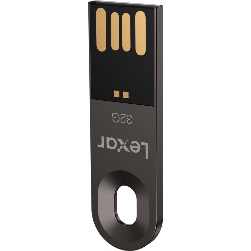 USB флеш накопичувач Lexar 32GB JumpDrive M25 Titanium Gray USB 2.0 (LJDM025032G-BNQNG) зображення 5