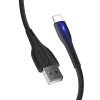 Дата кабель USB 2.0 AM to Lightning 1.0m led black ColorWay (CW-CBUL034-BK) зображення 4