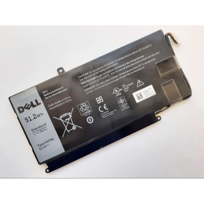 Аккумулятор для ноутбука Dell Vostro 5470 VH748, 51.2Wh (4240mAh), 6cell, 11.1V, Li-ion (A47537) изображение 2