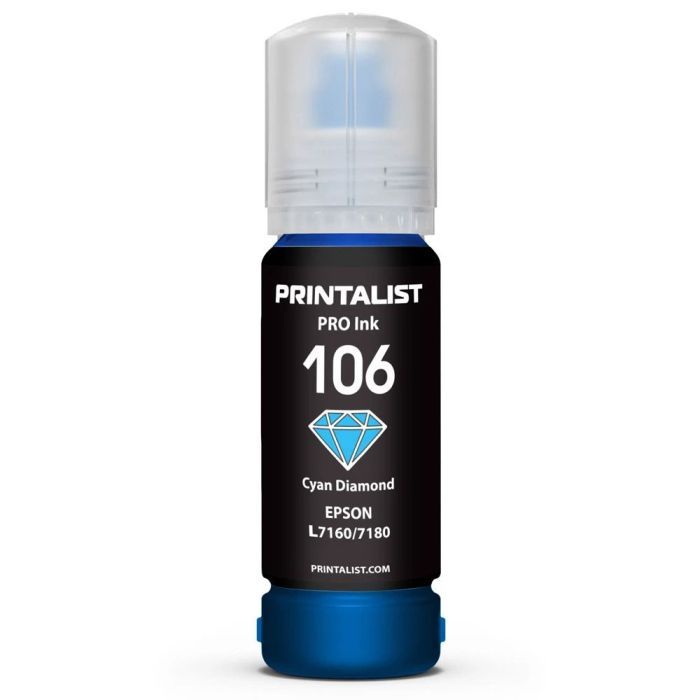 Чернила Printalist Epson 106 L7160/7180 70г Cyan (PL106C)