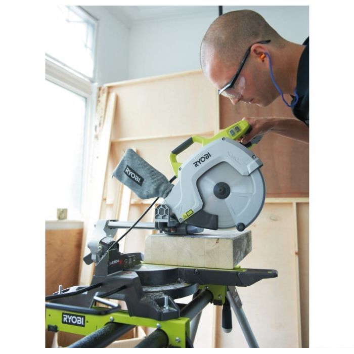 Торцювальна пила Ryobi EMS254L (5133001202) зображення 2