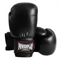 Фото - Перчатки для единоборств PowerPlay Боксерські рукавички  3004 16oz Black  PP300416o (PP300416ozBlack)