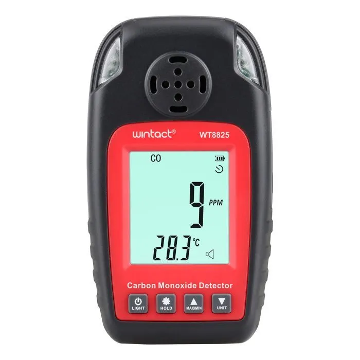 Газоанализатор Wintact СО + термометр (0-1000 ppm, 0-50C) (WT8825)