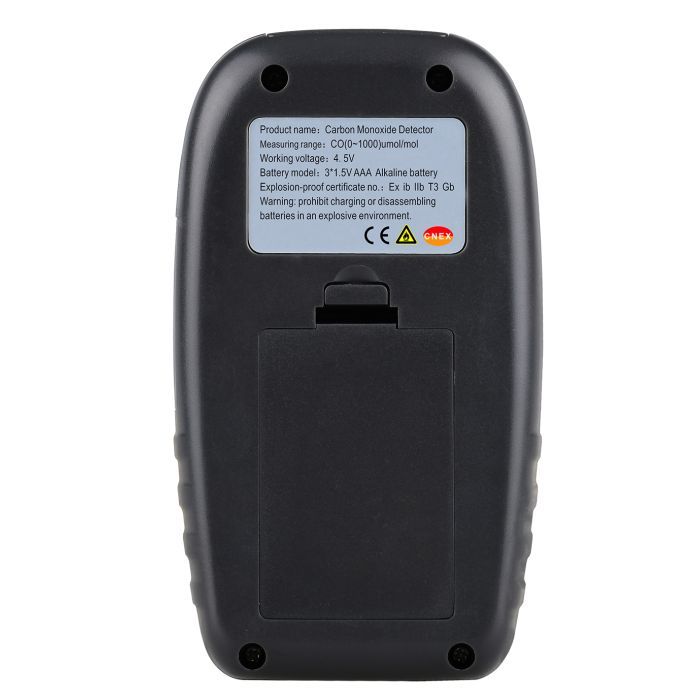 Газоаналізатор Wintact СО + термометр (0-1000 ppm, 0-50C) (WT8825) зображення 5