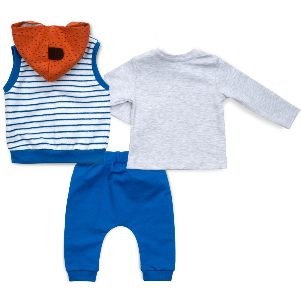 Набір дитячого одягу Tongs з жилетом (2824-68B-blue) зображення 2