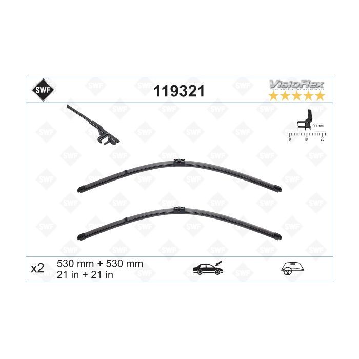 Щетка стеклоочистителя SWF 119321