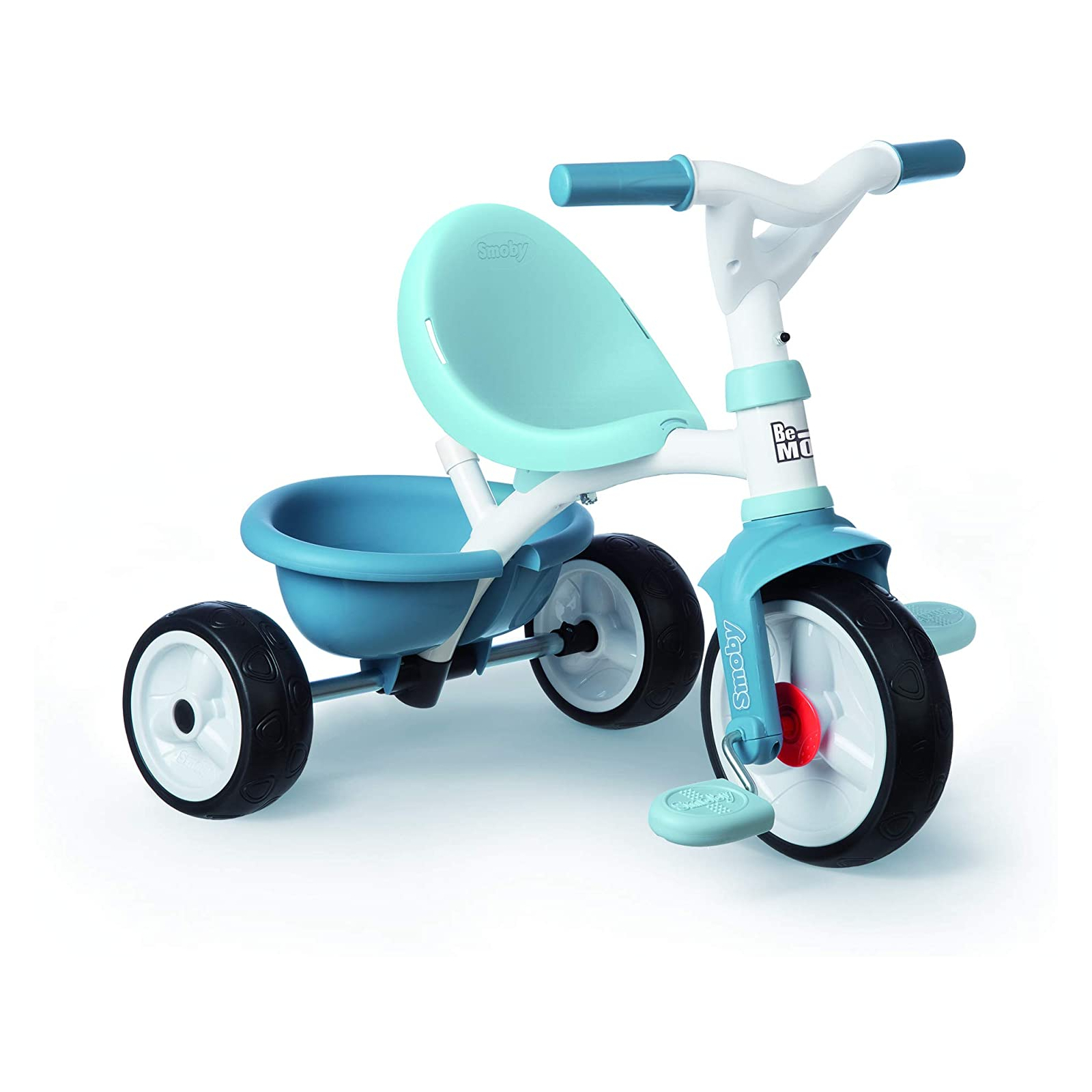 Дитячий велосипед Smoby Be Move 2 в 1 з багажником Блакитний (740331) зображення 2
