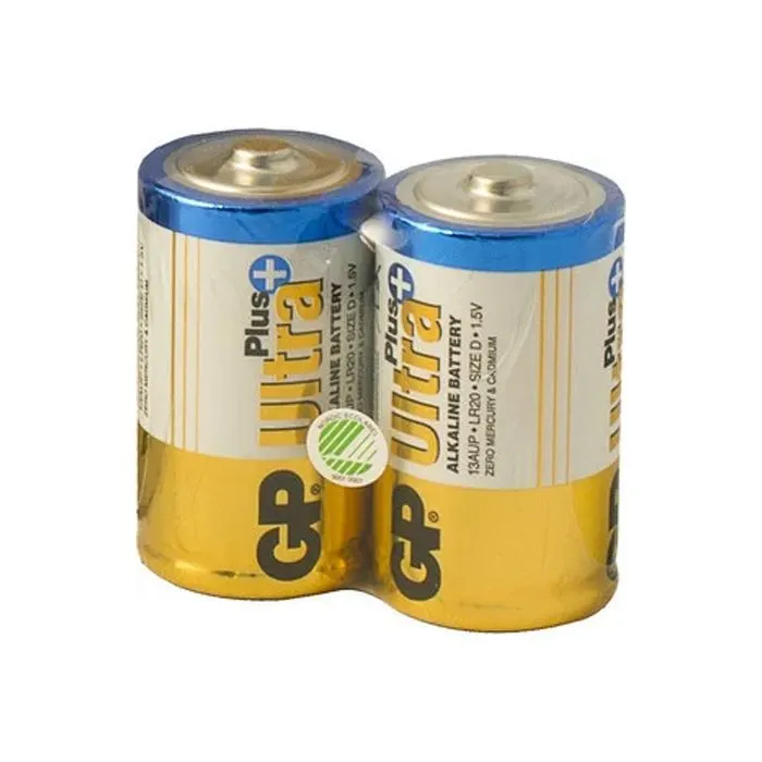Батарейка Gp D GP Ultra Plus LR20 (Shrink) * 2 (13AUP21-S2 / 4891199219269)