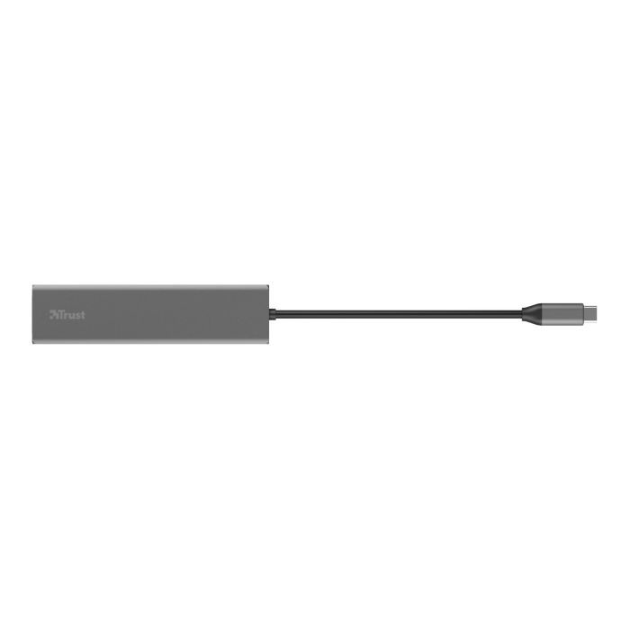 Концентратор Trust HALYX FAST 3USB+CARD READER USB-C ALUMINIUM (24191_TRUST) изображение 2