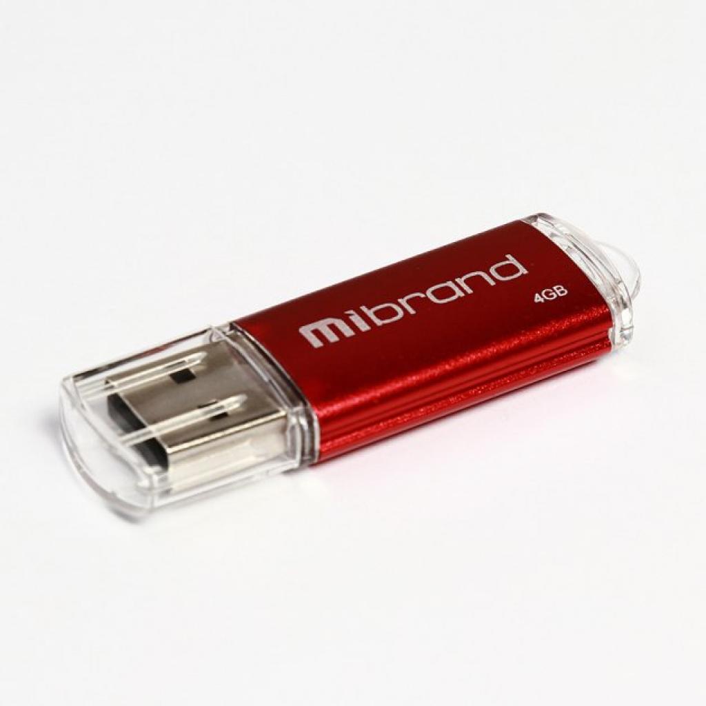 USB флеш накопичувач Mibrand 8GB Cougar Red USB 2.0 (MI2.0/CU8P1R)