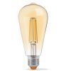 Лампочка Videx Filament ST64FAD 6W E27 2200K 220V (VL-ST64FAD-06272)