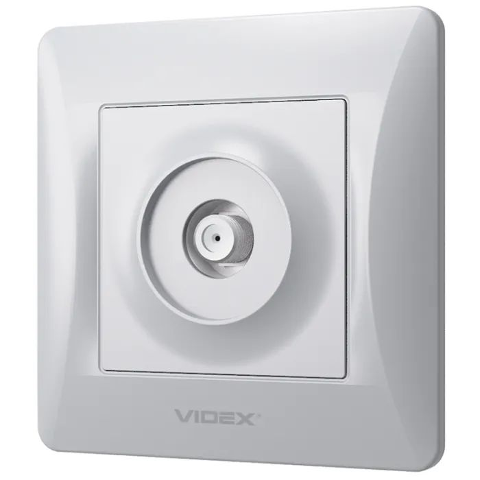 ТВ розетка Videx \BINERA SAT одинарна супутникова чорний (VF-BNSK1SATE-BG)