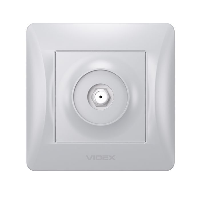 ТВ розетка Videx BINERA SAT одинарная спутниковая серебря (VF-BNSK1SATE-SS) изображение 2