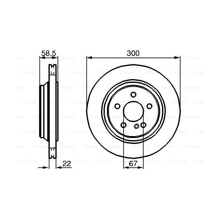 Тормозной диск Bosch 0 986 478 473 изображение 5