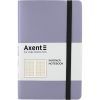 Блокнот Axent Partner Soft, 125х195, 96л, клет, серебристый (8206-34-A)