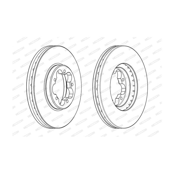 Тормозной диск FERODO DDF2469