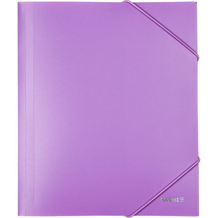 Папка на резинках Axent A5 410 мкм Pastelini lilac (1514-36-A)