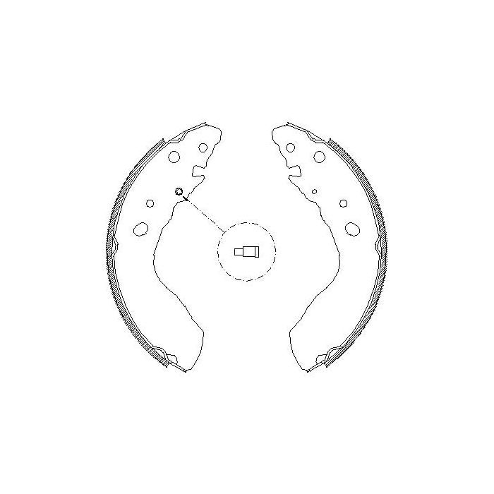 Гальмівні колодки REMSA 4033.00