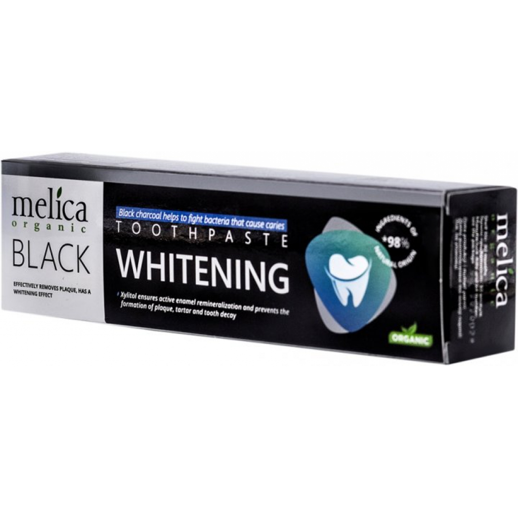 Зубная паста Melica Organic с черным древесным углем 100 мл (4770416003570)