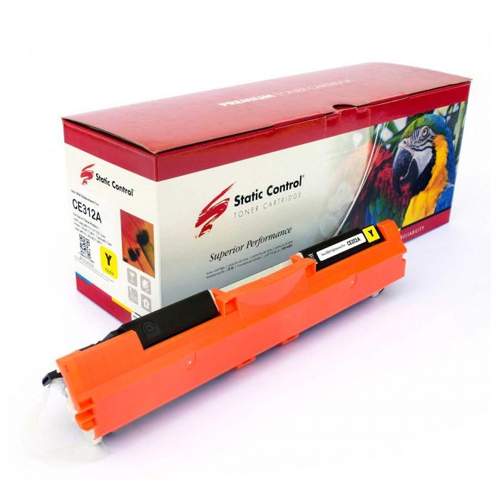 Картридж Static Control HP CE312A (126A)/CF352A (130A), Canon 729 yellow Parrot (002-01-VU312A)