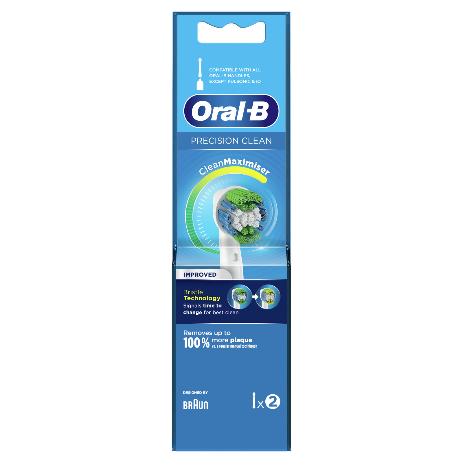 Насадка для зубної щітки Oral-B Precision Clean EB20RB CleanMaximiser (2) зображення 2