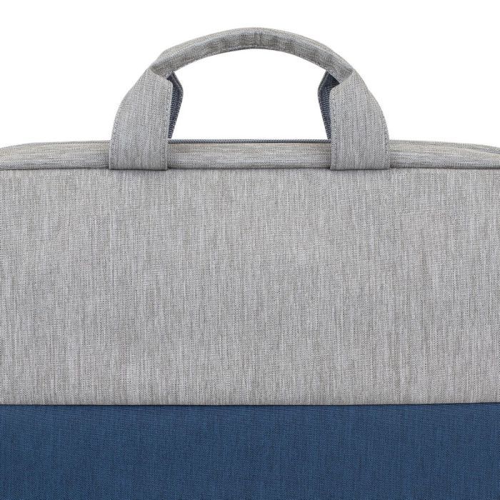 Сумка для ноутбука RivaCase 15.6" 7532 Prater, grey/dark blue anti-theft (7532Grey/DarkBlue) изображение 9