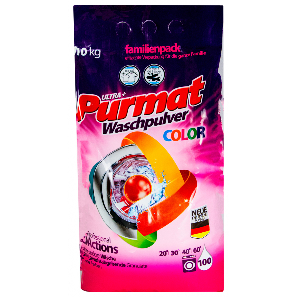 Стиральный порошок Purmat Color 10 кг (4260418932959)