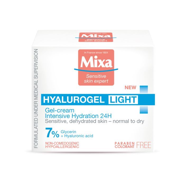 Крем для обличчя Mixa Hyalurogel Light 50 мл (3600550932836)