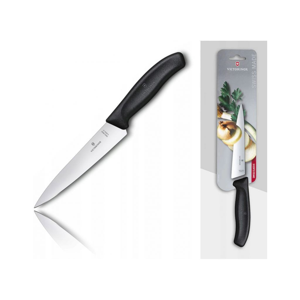 Кухонный нож Victorinox SwissClassic Kitchen 15 см Black (6.8003.15B) изображение 2