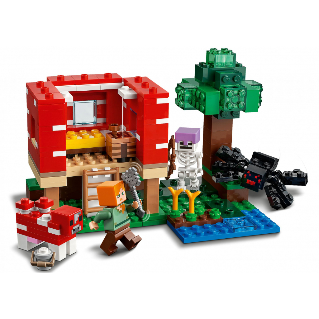Конструктор LEGO Minecraft Грибной дом 272 детали (21179) изображение 4