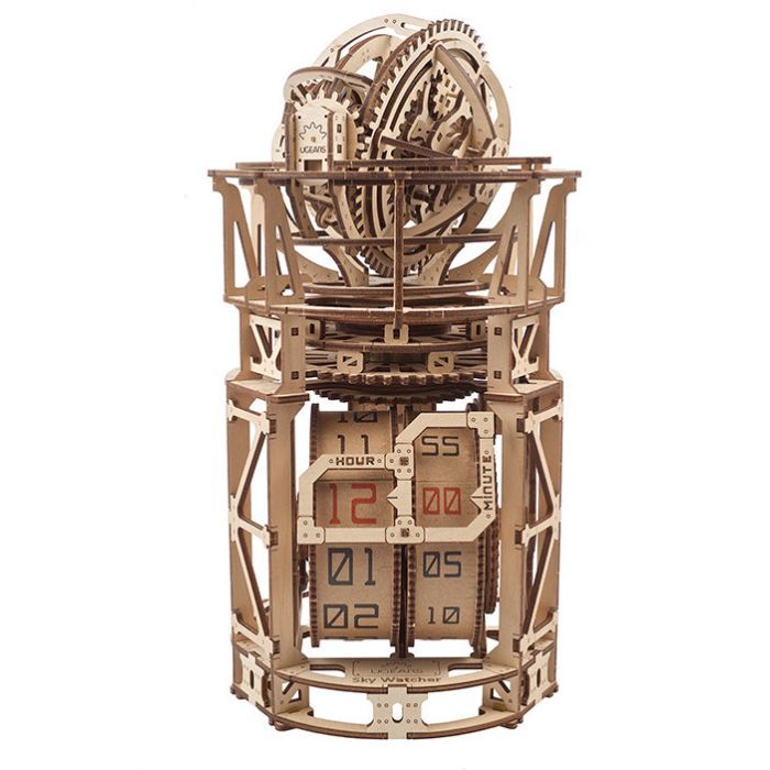 Конструктор Ugears Астроном. Настольные часы с турбийоном (70162) изображение 2