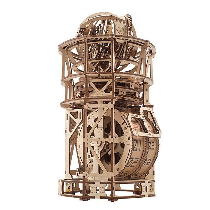 Конструктор Ugears Астроном. Настольные часы с турбийоном (70162) изображение 4