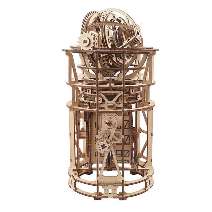 Конструктор Ugears Астроном. Настольные часы с турбийоном (70162) изображение 5