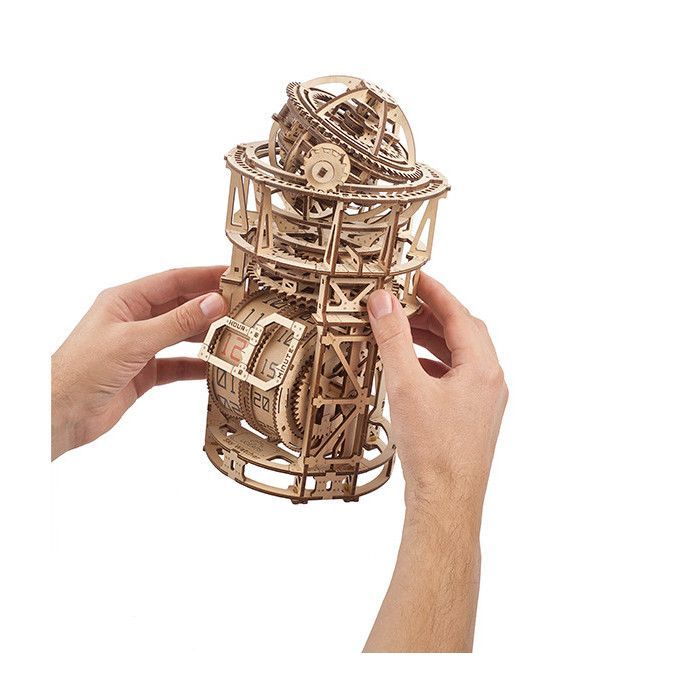 Конструктор Ugears Астроном. Настольные часы с турбийоном (70162) изображение 7