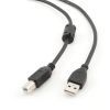 Кабель для принтера USB 2.0 AM/BM 1.5m ferrite Cablexpert (CCFB-USB2-AMBM-1.5M)