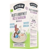 Детская каша Biobim безмолочная органическая Рис и гречка 200 г (8713445090506) изображение 2