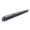 Патч-панель Hypernet 19" 24 порта UTP cat.6 з менеджментом кабеля (PP-KUTP6-24-NM-CM) зображення 3