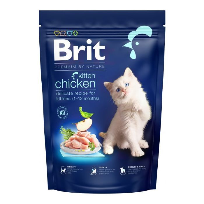 Сухой корм для кошек Brit Premium by Nature Cat Kitten 300 г (8595602552955)