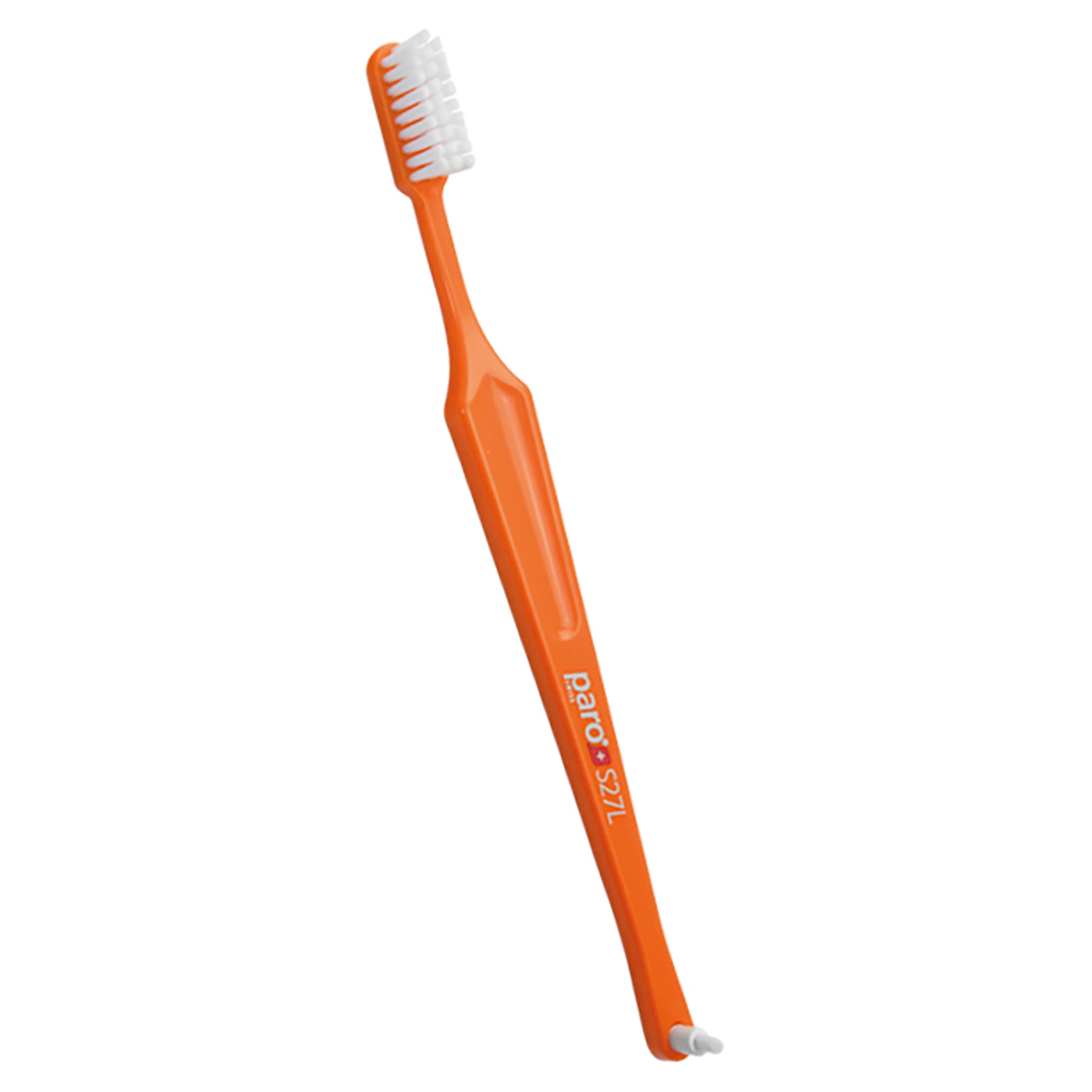 Зубная щетка Paro Swiss S27L мягкая оранжевая (7610458007396-orange)