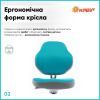 Детское кресло ErgoKids Mio Classic Y-405 Blue (Y-405 KBL) изображение 3